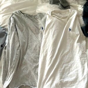 Two men’s long sleeve shirts. Used